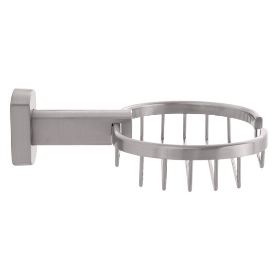 Miah Soap Basket Brushed Nickel image number 1