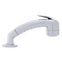 Deck-Mount Sprayer Small Chrome Sprayer No Hook w/Elbow, 6' Stainless Steel Hose, Low Profile Holder image number 2