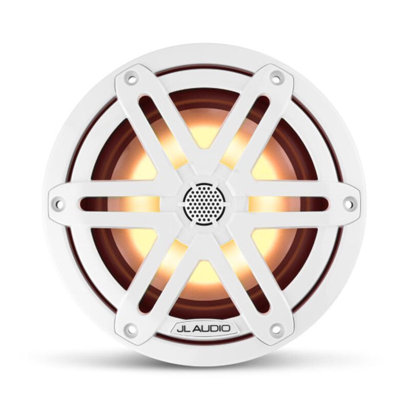 M3-650X-S-Gw-i 6.5" Marine Coaxial Speakers, White Sport Grilles with RGB LED Lighting image number 3