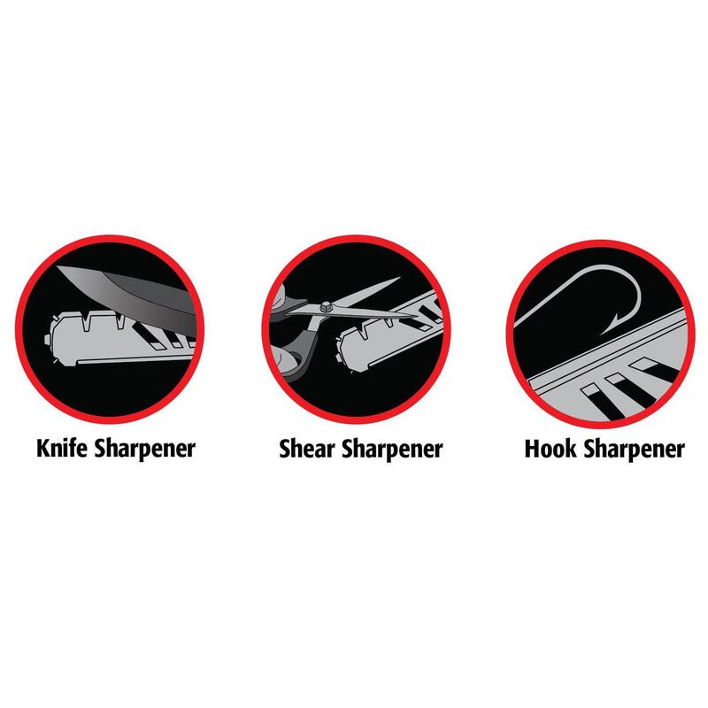 CUDA Fishing Tool Knife, Shear And Hook Ceramic Carbide SHARPENER