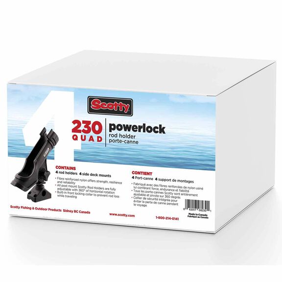 230 Quad Powerlock Rod Holders, 4-Pack image number 1