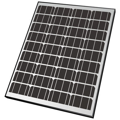 90W Rigid Monocrystalline Solar Panel