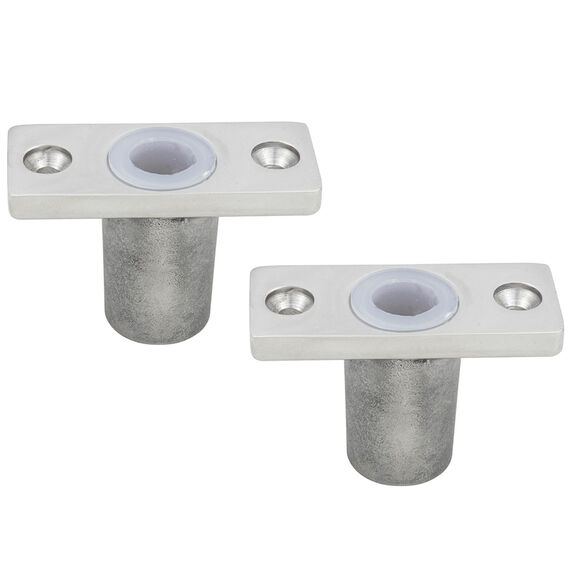 Stainless Steel Top Socket Oarlock, 1/2" Outside Diameter Shank image number 0