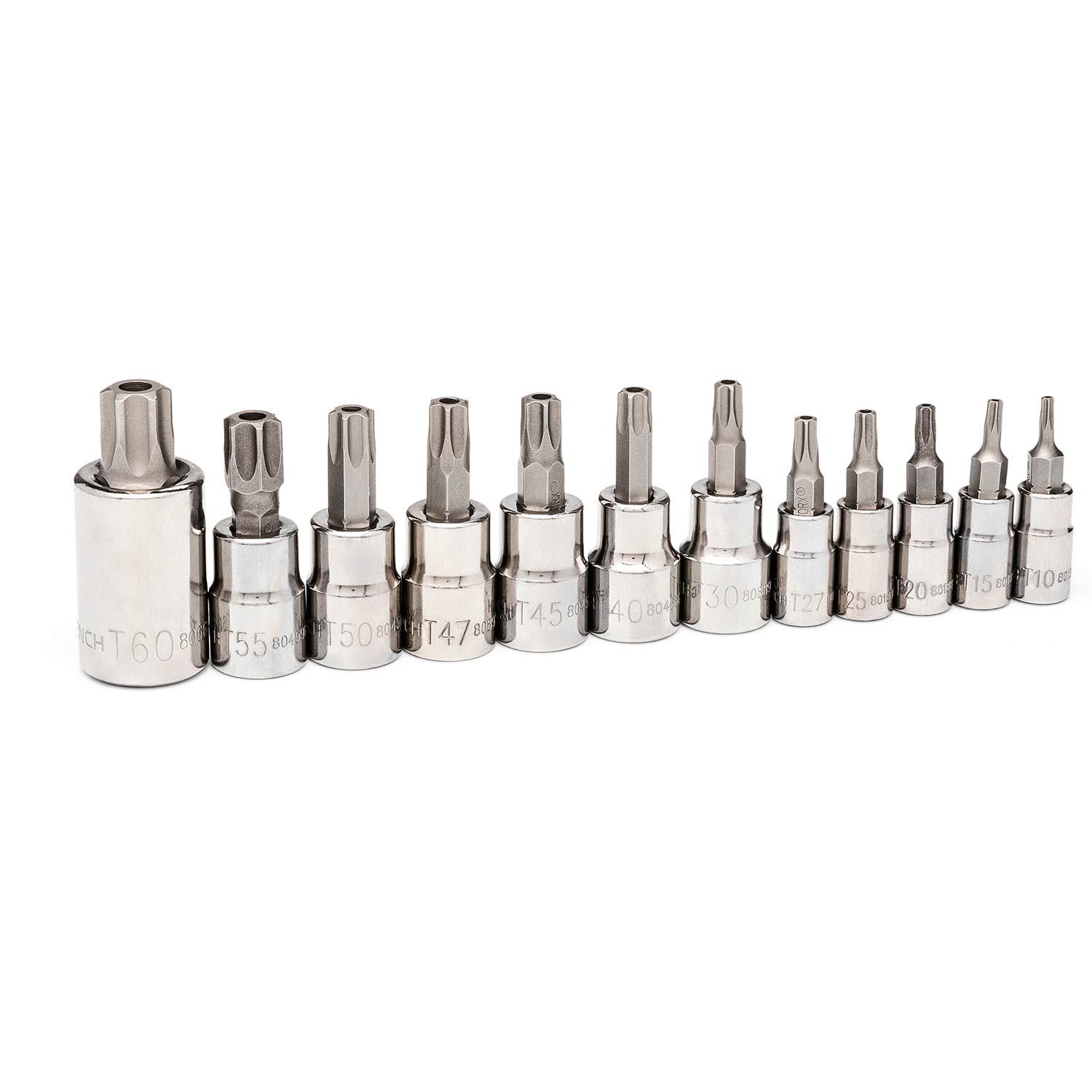 12 Piece Tamper Proof Torx Bit Socket Set