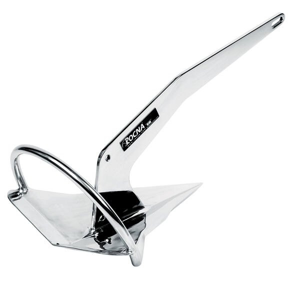 154lb. Stainless Steel Fixed Shank Scoop Anchor image number 0