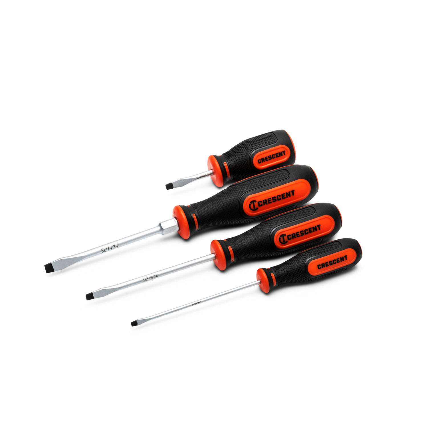 4-Piece Slotted Screwdriver Set