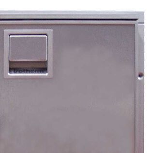 Three-Sided Flange for Cruise Elegance 49 Refrigerator, Silver