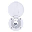 Recessed Shower Arctic White Cup & Lid, Hammer-Head Arctic White Sprayer, 10' White Rubber Hose image number 5