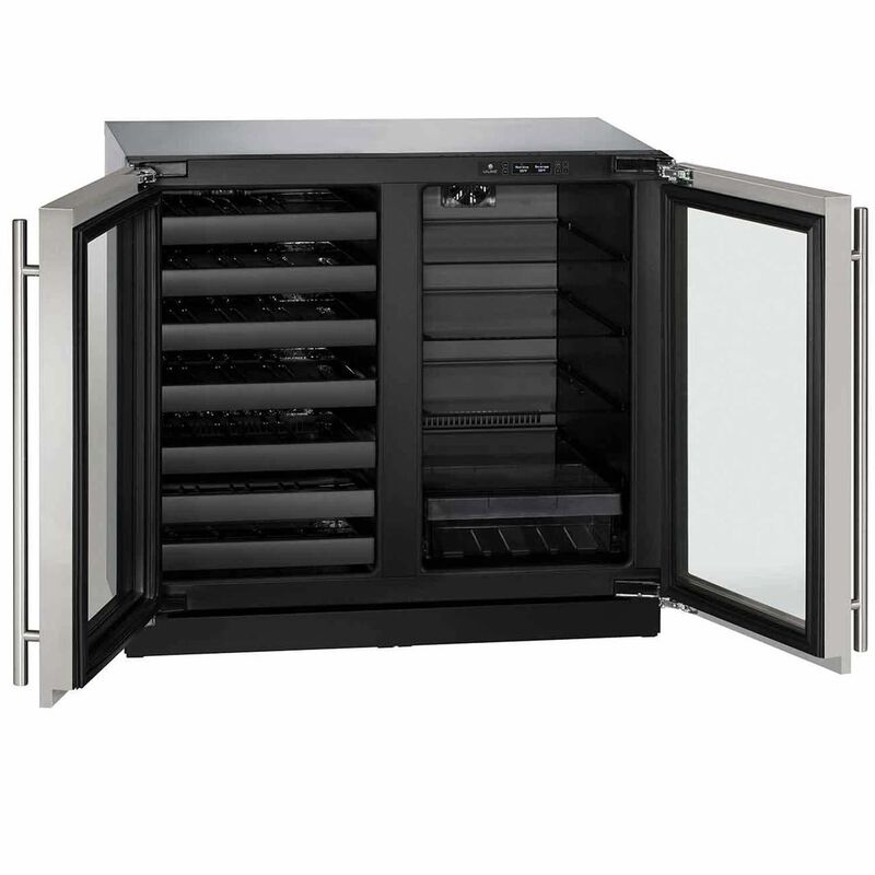 36" Stainless Dual Zone Beverage Center image number 2