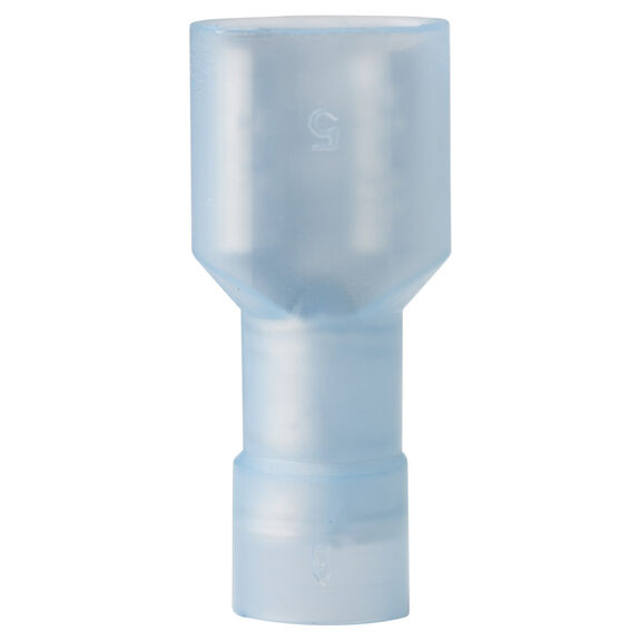 16-14 AWG Female Nylon Fully Insulated Disconnects, Blue, 4-Pack image number 0