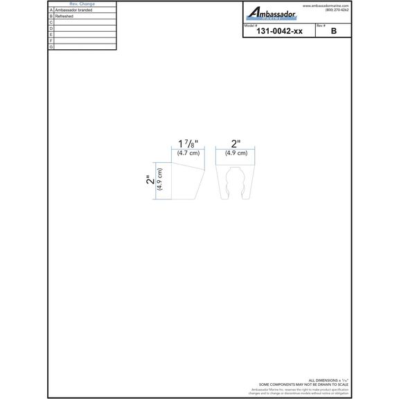 Universal Bulkhead Sprayer Holder 2-Position Chrome image number 3