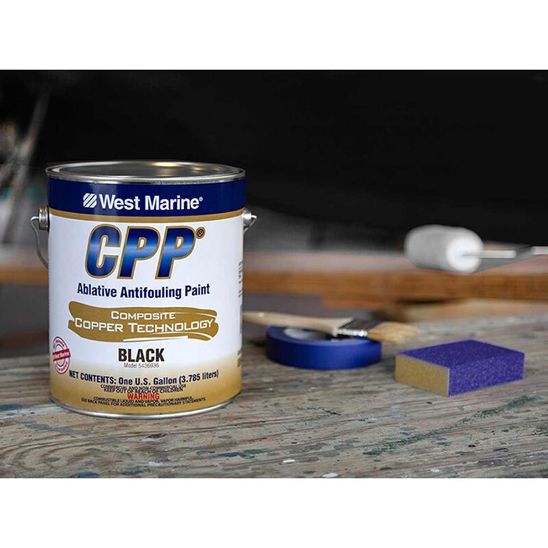 WEST MARINE CPP Plus Antifouling Paint, Black, Gallon West Marine