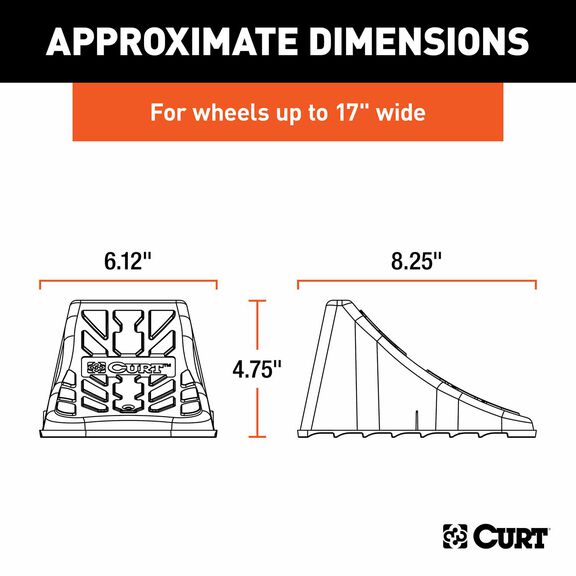 Wheel Chock Set (Up to 17" Wide Wheels) image number 1