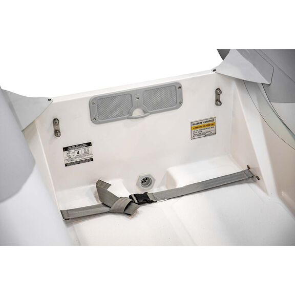 RIB-310 Fiberglass Double Floor Rigid Inflatable Boat, 10ft 2in, Hypalon UV Resistant Material, 1102lb Capacity image number 3