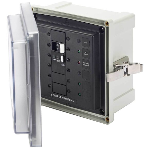 Enclosed ELCI Main Circuit Breaker Panel 50A 120V AC ELCI Main + 3 Blank Circuit Positions image number 0