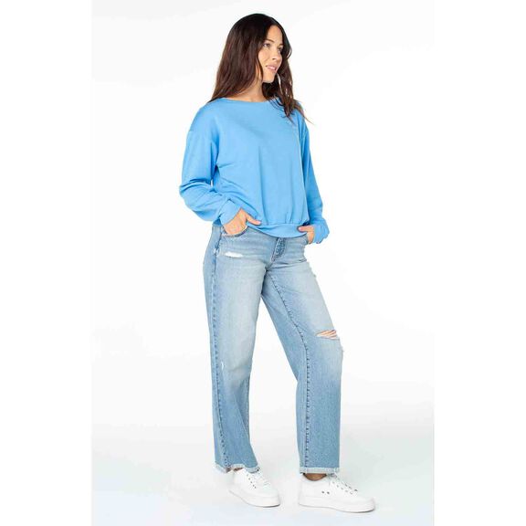Women's Surfing By Moonlight Fleece Sweater image number 5