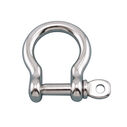 3/16" Stainless Steel Bow Shackle with Screw Pin image number 0