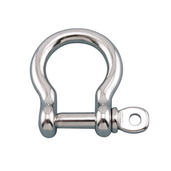 3/16" Stainless Steel Bow Shackle with Screw Pin image number 0