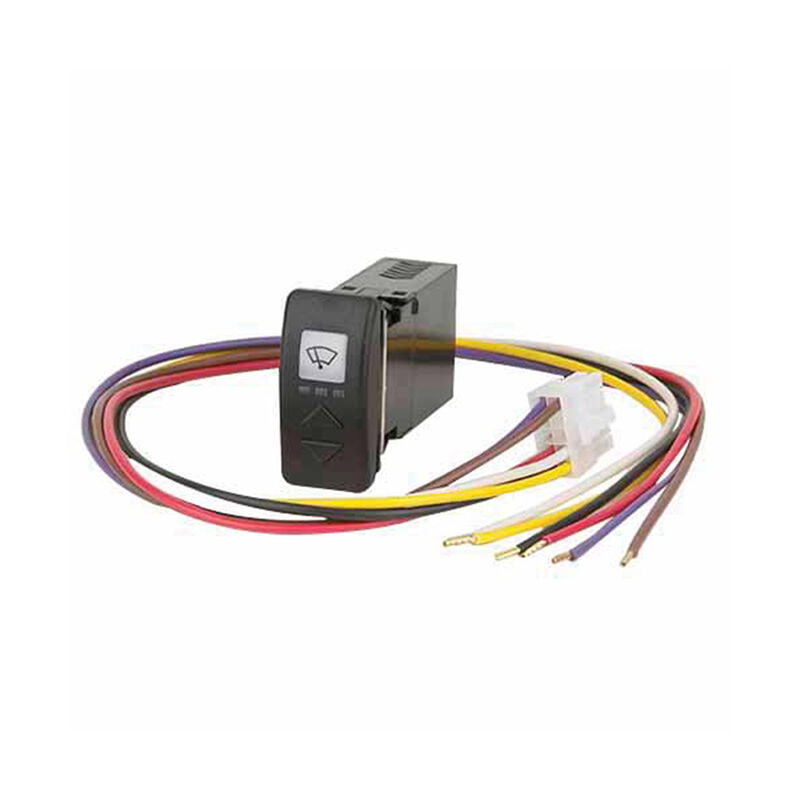 CT42 Full-Function Electronic Wiper Control Switch for 2-Wipers 12/24V DC image number null