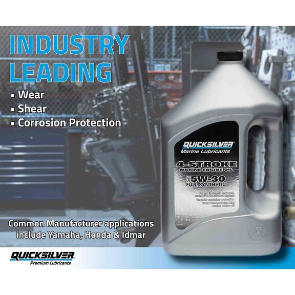 5W-30 Full Synthetic Marine Engine Oil, 1 Gallon image number 2