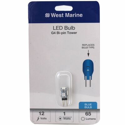G4 Bi-Pin LED Bulb, Blue