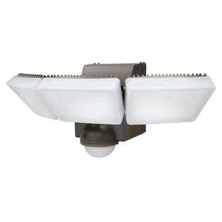IQ America Battery Operated LED Indoor/Outdoor Motion Security Flood Light , 1200 Lumens