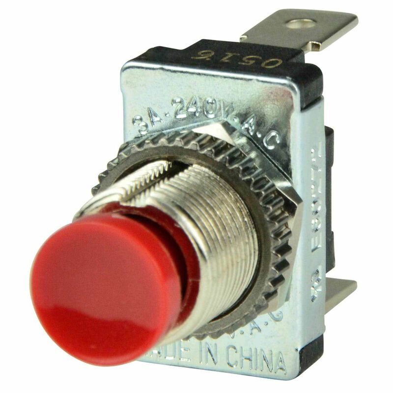 Momentary Contact Switch, Off/(On), SPST image number 0