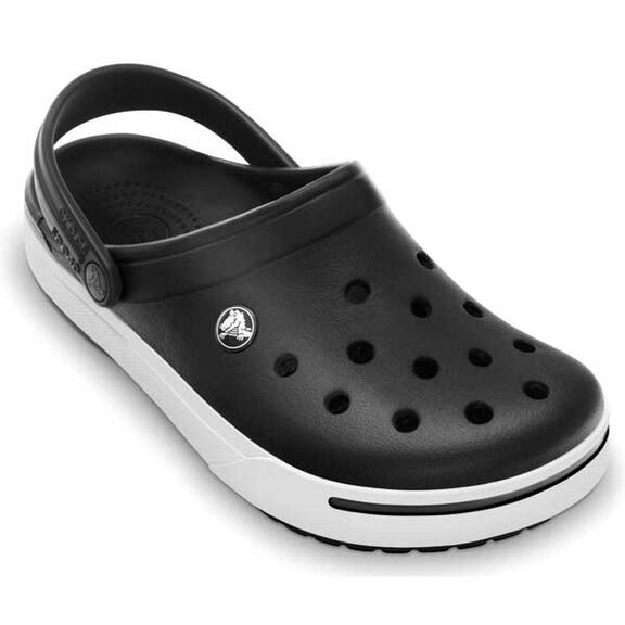 **LAST CHANCE- Crocband II Clog - Men\'s Sz 10/Women\'s Sz 12 Black & White Crocs CrocBand II Men main image 2