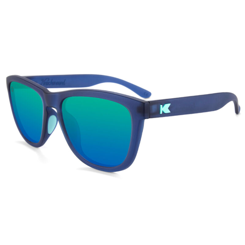 Knockaround Rubberized Navy / Mint Premiums Sport Sunglasses