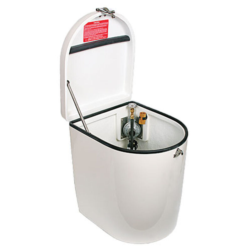 TRIDENT MARINE Fiberglass LPG Tank Locker West Marine