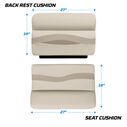 Premier Series Pontoon 27" Bench Cushion Set image number 7
