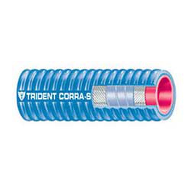 Series 252V Corrugated Silicone Marine Wet Exhaust Hose, 1" x 3' image number 0