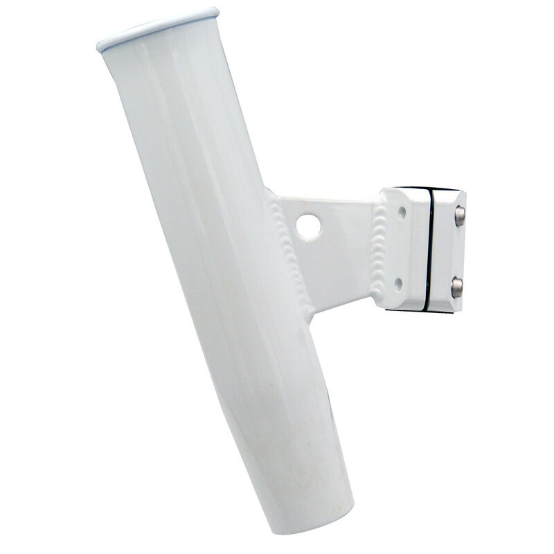 Aluminum Vertical Clamp-On Rod Holder, Fits 1.35" Measured Outside Diameter image number 0