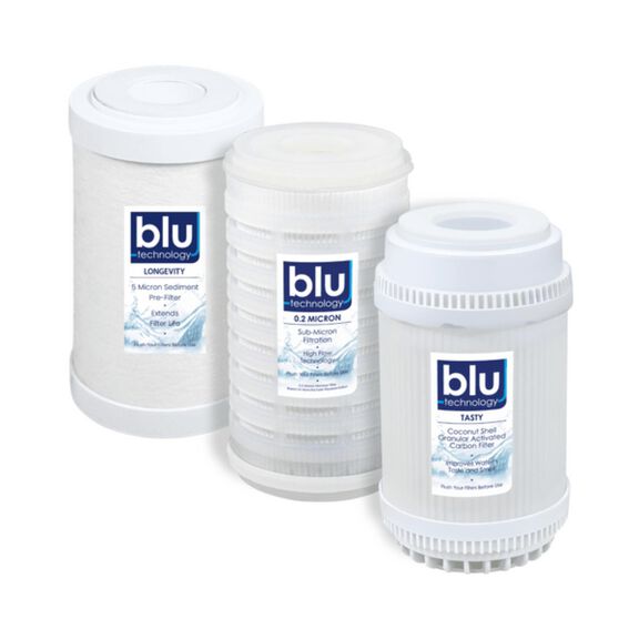 Blu Tech R3/TRIO Water Filter Recharge Pack 5 x 2.5 in image number 0