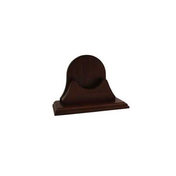 Single Wood Base for Endurance II 105, Mahogany Finish image number 0