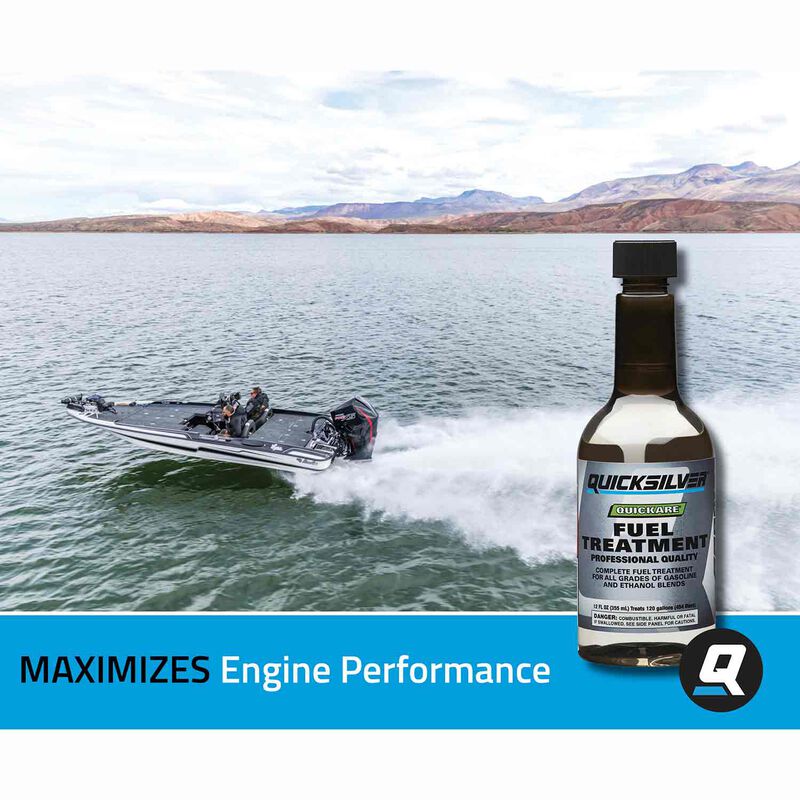 QUICKSILVER Quickare 8M0047920 Fuel Treatment Additive, 12 Oz. West