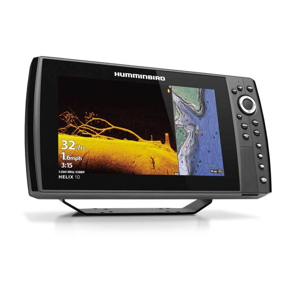 HELIX 10 CHIRP MEGA SI GPS G4N Fishfinder/Chartplotter Combo with XM 9 HW MSI T Transducer and Basemap Charts image number 1
