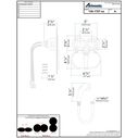 Aidack Transom Shower Hot/Cold Mixer, Warm White Cup & Lid, Small Warm White Sprayer, 10' White Rubber Hose, Chrome Aidack Handle image number 3