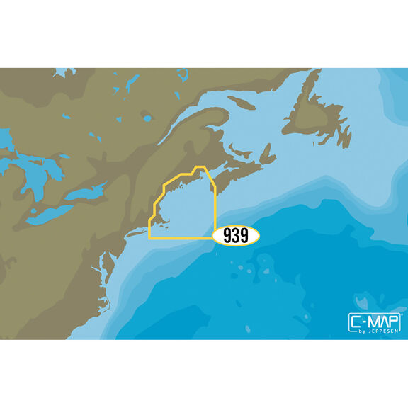 NA-D939 Passamaquoddy to Block Island C-MAP 4D Chart microSD/SD Card image number 0