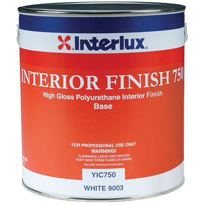 Interior Finish 750 High-Gloss Polyurethane Finish (Base), Gallon