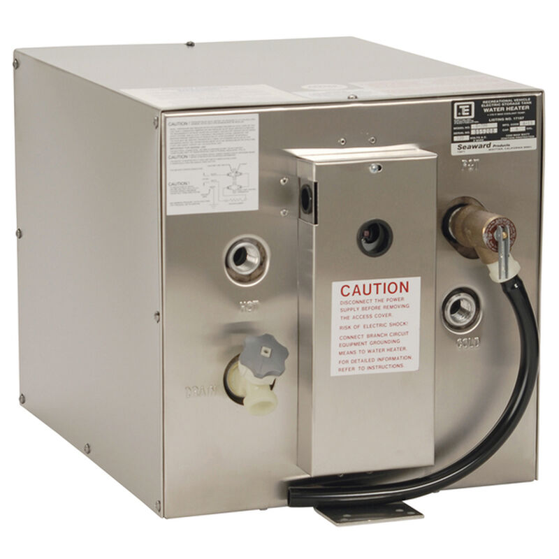 6 Gallon Water Heater with Stainless Steel Case and Rear-Mounted Heat Exchanger, 120V AC image number 0