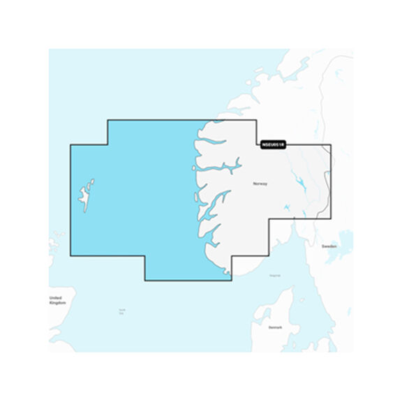 Garmin Navionics+ EU051R Norway, Lista to Sognefjord, Electronic Chart image number 0