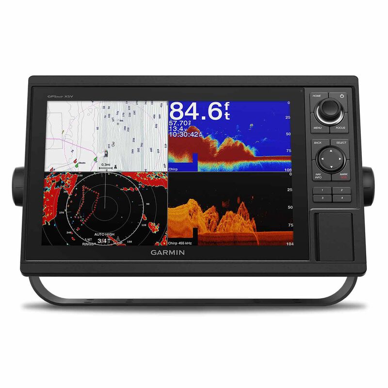 GPSMAP® 1242xsv Multifunction Display with GT52-HW Transducer and BlueChart g3 Coastal and LakeVü Charts image number 0