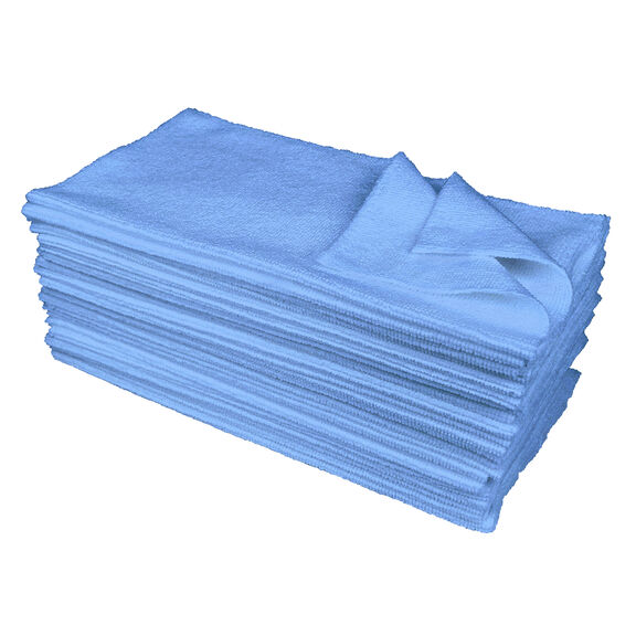 12" x 12" Microfiber Cleaning Cloths, Box of 25 image number 0
