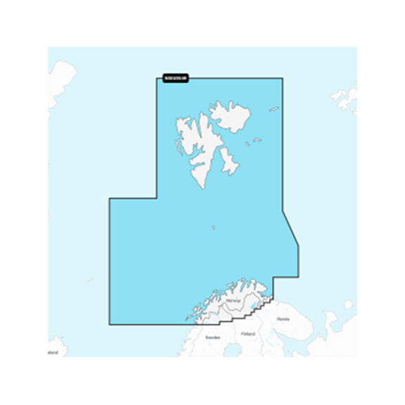 Garmin Navionics Vision+ EU054R Norway, Vestfjorden to Svalbard, Electronic Chart image number 0