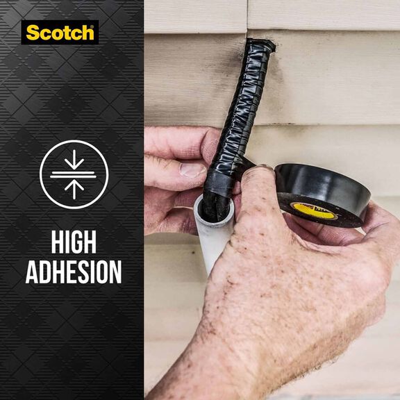 Scotch&reg; Super 88 Vinyl Electrical Tape, 3/4" x 66', Black image number 7