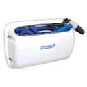 50' Expandable Blue Hose with Side Mount White Enclosure, Shutoff Valve & Nozzle image number 0