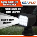 SEAFLO 360&deg; Rotating Remote Control LED Searchlight, 10-30V DC, 2700 Lumens, Wireless Remote, Black image number 4
