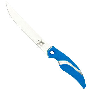 7" Titanium Bonded, Wide, Semi-Flex Fillet Knife
