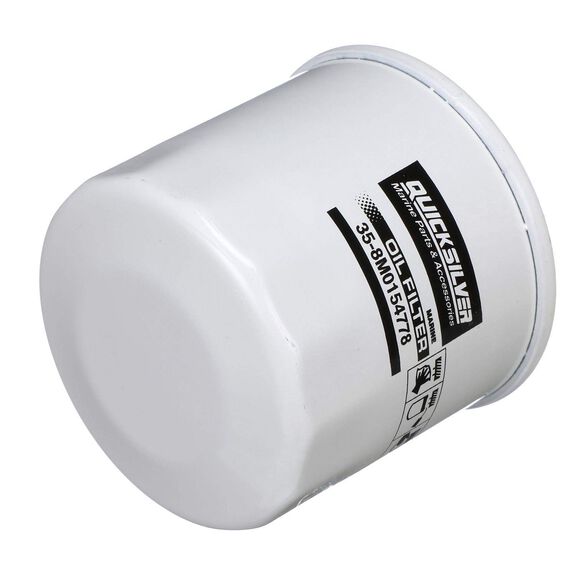 Quicksilver 8M0154778 Oil Filter for Various Marine Engines image number 0